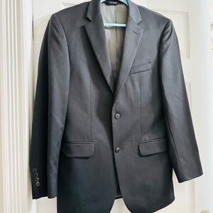 Jos A Bank Tailored Fit Travelers 100% Wool Dark Grey Blazer Sport Jacket 38L